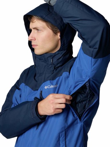 PARKA IMPERMEABLE HOMBRE WHIRLIBIRD V SKI AZUL COLUMBIA - 7