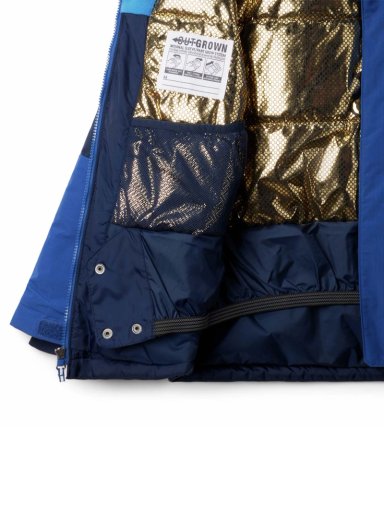 PARKA IMPERMEABLE NIÑO MIGHTY MOGUL III AZUL COLUMBIA - 2
