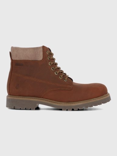 BOTIN CUERO HOMBRE NEGAM CAFE  HUSH PUPPIES - 2