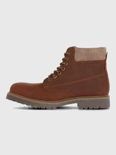 BOTIN CUERO HOMBRE NEGAM CAFE  HUSH PUPPIES - 5