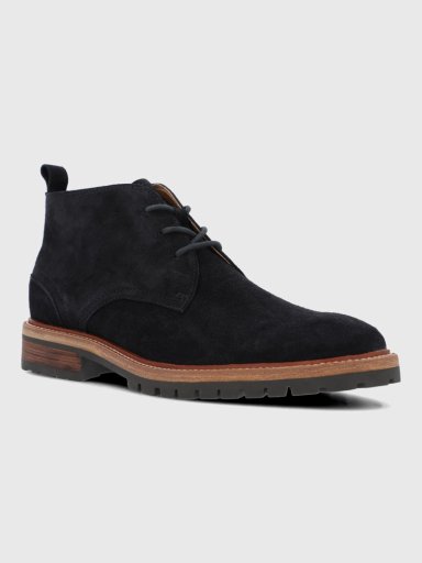 BOTIN CUERO HOMBRE MILVIO AZUL HUSH PUPPIES - 1