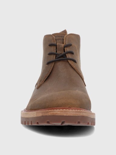 BOTIN CUERO HOMBRE MILVIO CAFE  HUSH PUPPIES - 4