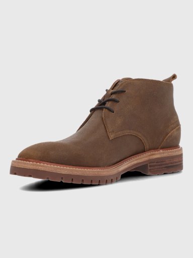 BOTIN CUERO HOMBRE MILVIO CAFE  HUSH PUPPIES - 6