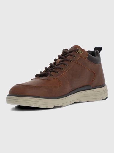 BOTIN CUERO HOMBRE BRUCE CAFE  HUSH PUPPIES - 6