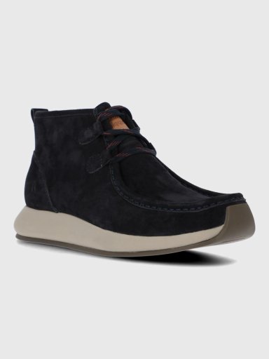 BOTIN CUERO HOMBRE ICON BOOT AZUL HUSH PUPPIES - 1