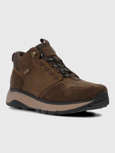 BOTIN CUERO HOMBRE GAVIER CAFE  HUSH PUPPIES - 1