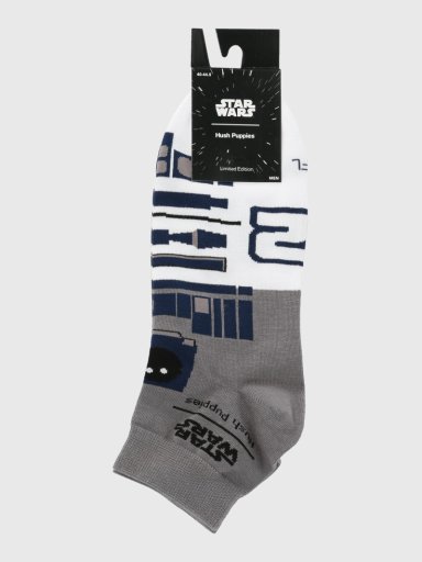 CALCETIN ALGODON HOMBRE PED R2-D2 MULTICOLOR HUSH PUPPIES - 3