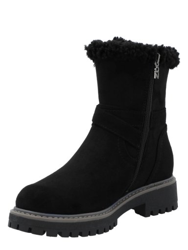 BOTIN MUJER VITTORIA NEGRO AZALEIA - 5