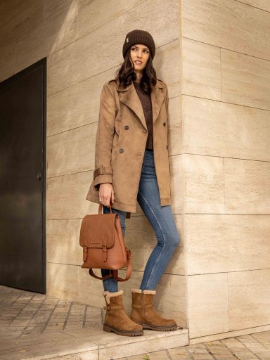 BOTIN MUJER VITTORIA CAMEL AZALEIA - 2