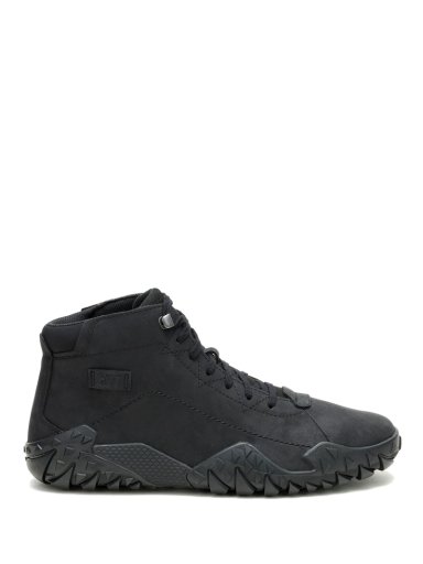 ZAPATILLA C/CAÑA CUERO HOMBRE GRIDLOCK HI NEGRO CAT - 2