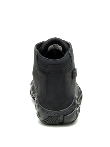 ZAPATILLA C/CAÑA CUERO HOMBRE GRIDLOCK HI NEGRO CAT - 6