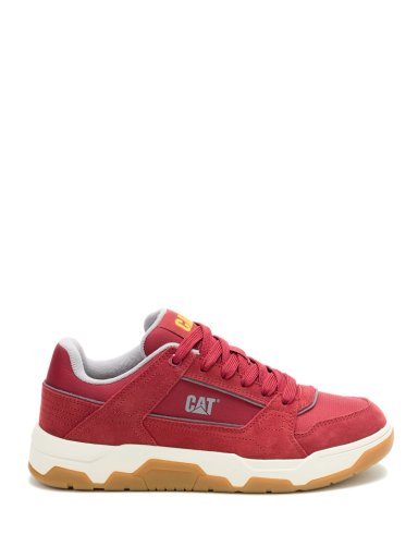 ZAPATILLA C/CAÑA CUERO HOMBRE THEOREM ROJO CAT - 2