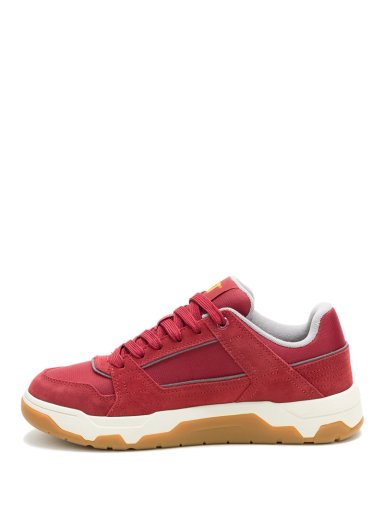 ZAPATILLA C/CAÑA CUERO HOMBRE THEOREM ROJO CAT - 4