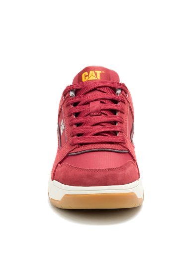 ZAPATILLA C/CAÑA CUERO HOMBRE THEOREM ROJO CAT - 5