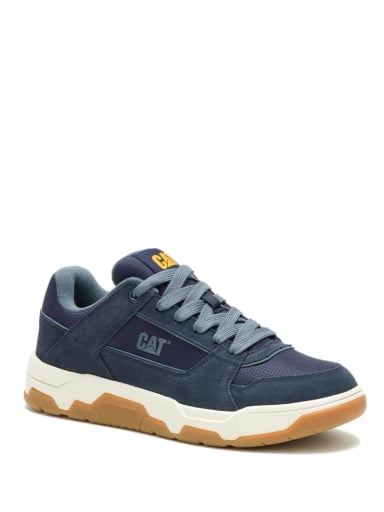 ZAPATILLA C/CAÑA CUERO HOMBRE THEOREM MID AZUL CAT - 1