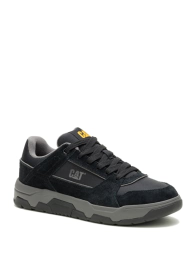ZAPATILLA C/CAÑA CUERO HOMBRE THEOREM NEGRO CAT - 1