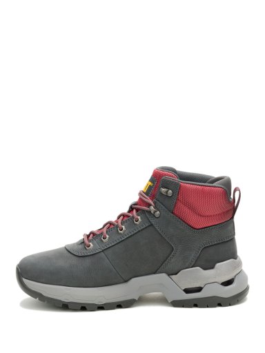 ZAPATILLA C/CAÑA CUERO HOMBRE SURGE HIKER GRIS CAT - 4