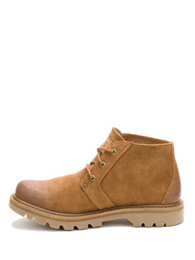 BOTIN CUERO HOMBRE GRADER CHUKKA CAFE  CAT - 4