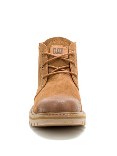 BOTIN CUERO HOMBRE GRADER CHUKKA CAFE  CAT - 5