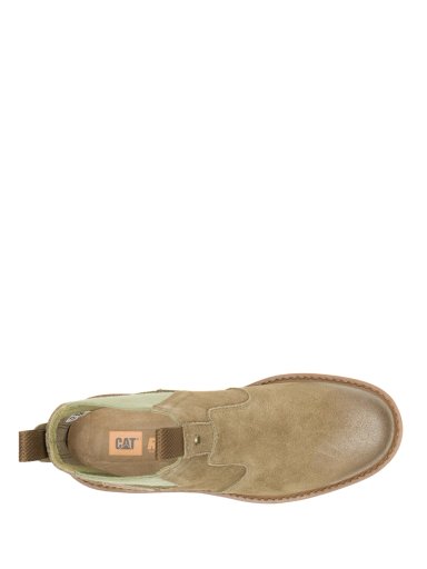BOTIN CUERO HOMBRE GRADER CHELSEA OLIVA CAT - 7