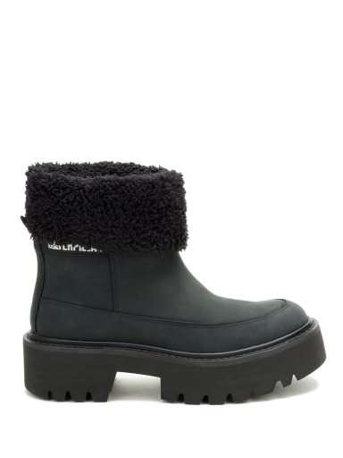 BOTIN CUERO MUJER COLORADO MAX ROLL DO NEGRO CAT - 2