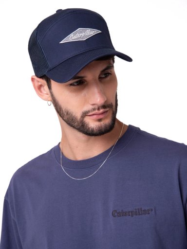 JOCKEY HOMBRE DIAMOND 7-PANEL MESH AZUL CAT - 1