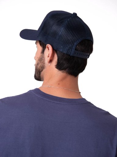 JOCKEY HOMBRE DIAMOND 7-PANEL MESH AZUL CAT - 2