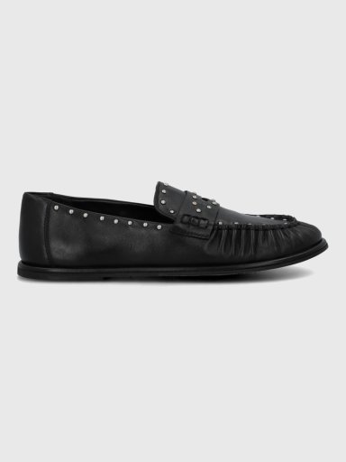 MOCASIN CUERO MUJER NINNA NEGRO HUSH PUPPIES - 2