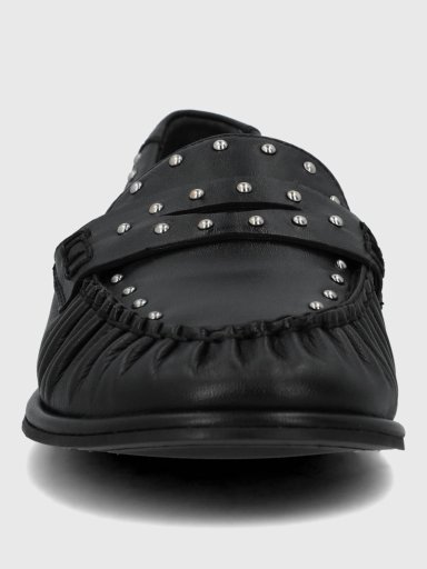 MOCASIN CUERO MUJER NINNA NEGRO HUSH PUPPIES - 4