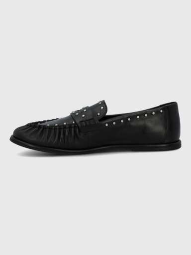 MOCASIN CUERO MUJER NINNA NEGRO HUSH PUPPIES - 5
