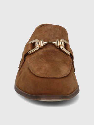 MOCASIN CUERO MUJER BLUME CAFE  HUSH PUPPIES - 4