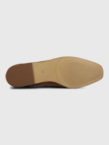 MOCASIN CUERO MUJER BLUME CAFE  HUSH PUPPIES - 8