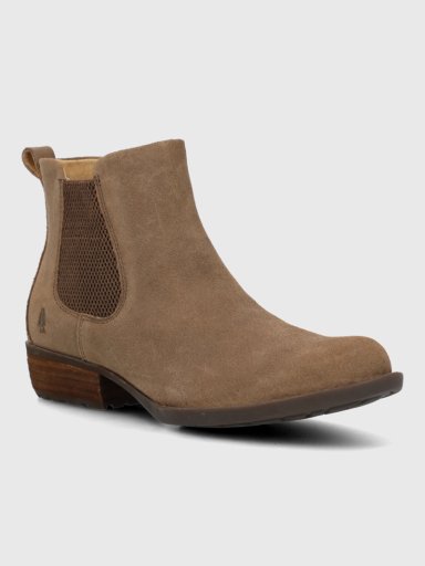 BOTIN CUERO MUJER KAROL CAFE  HUSH PUPPIES - 1