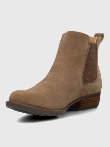 BOTIN CUERO MUJER KAROL CAFE  HUSH PUPPIES - 6