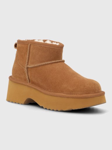 BOTIN CUERO MUJER ERLA CAFE  HUSH PUPPIES - 1