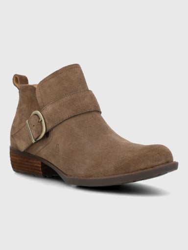 BOTIN CUERO MUJER RAQUEL CAFE  HUSH PUPPIES - 1