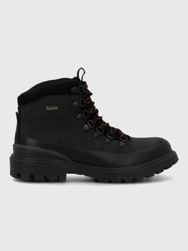 BOTIN CUERO MUJER WANTED NEGRO HUSH PUPPIES - 2