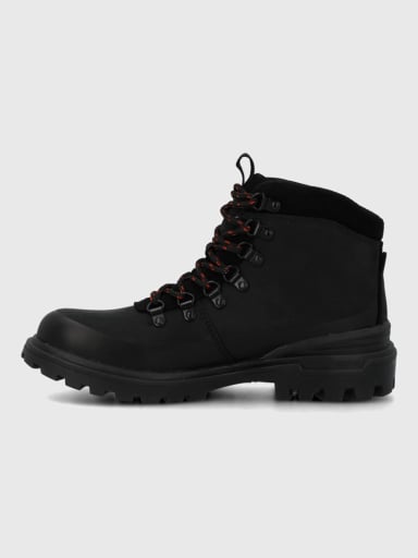 BOTIN CUERO MUJER WANTED NEGRO HUSH PUPPIES - 5