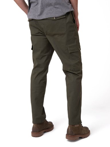 PANTALON CASUAL HOMBRE CARGO SLIM VERDE CAT - 2