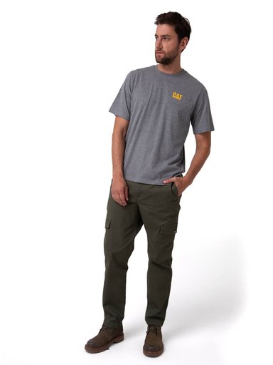 PANTALON CASUAL HOMBRE CARGO SLIM VERDE CAT - 6