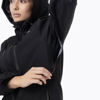 IMPERMEABLE MUJER FULL ZIPPER HARDSHELL NEGRO MERRELL - 9