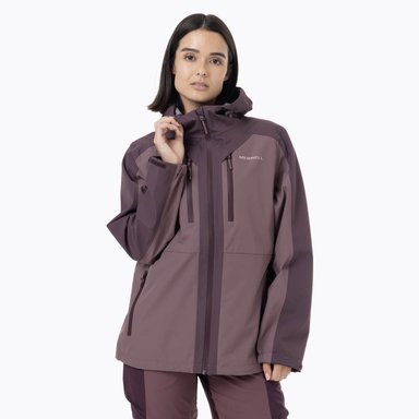 IMPERMEABLE MUJER FULL ZIPPER HARDSHELL MORADO MERRELL - 4