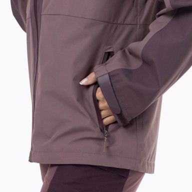 IMPERMEABLE MUJER FULL ZIPPER HARDSHELL MORADO MERRELL - 9