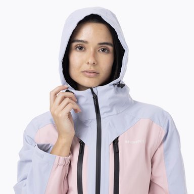 IMPERMEABLE MUJER FULL ZIPPER HARDSHELL CELESTE MERRELL - 6