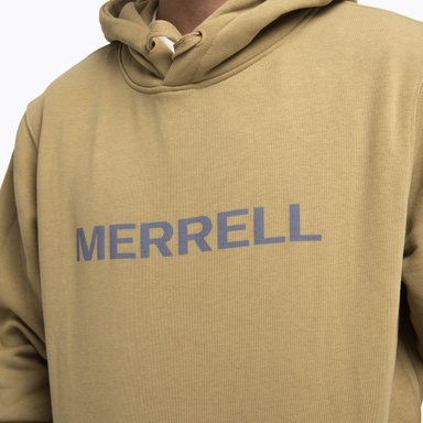 POLERON HOMBRE LOGO HOODIE MOSTAZA MERRELL - 5
