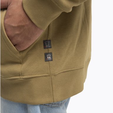 POLERON HOMBRE LOGO HOODIE MOSTAZA MERRELL - 6
