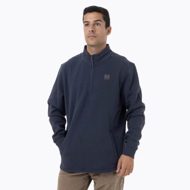 POLERON HOMBRE LEPAIS ZIP AZUL MERRELL - 1