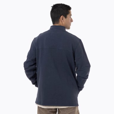 POLERON HOMBRE LEPAIS ZIP AZUL MERRELL - 4