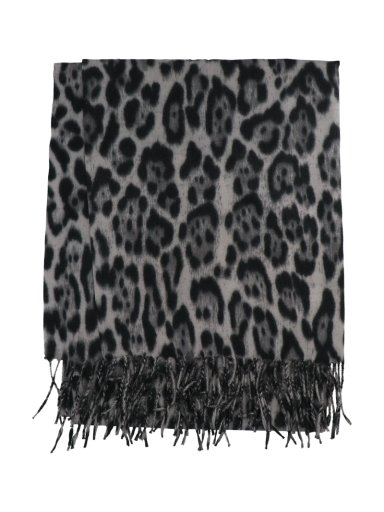 BUFANDA MUJER KENYA SCARF NEGRO AZALEIA - 3