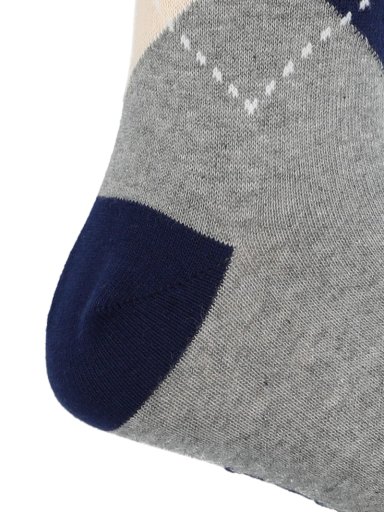CALCETIN ALGODON HOMBRE C ROMBO GRIS HUSH PUPPIES - 2